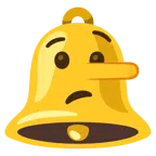 Glocke + lügendes Gesicht
