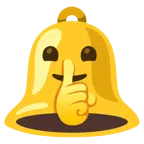 Glocke + ermahnendes Gesicht