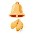 Glocke + Glückskeks