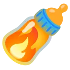 Feuer + Babyflasche