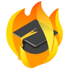 Feuer + Doktorhut