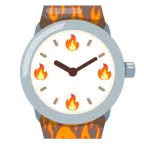 Feuer + Armbanduhr