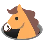 Loch + Pferd