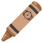 pastello a cera + orologio