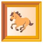 quadro incorniciato + cavallo