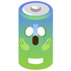 face screaming in fear + battery