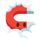 face in clouds + magnet