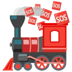 locomotiva + pulsante SOS