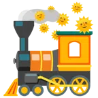 locomotiva + faccina sole