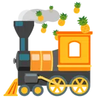 locomotiva + ananas