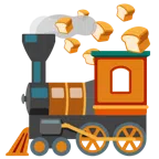 locomotiva + pane in cassetta