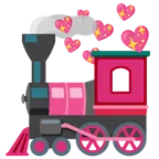 locomotiva + cuore che luccica