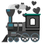 locomotiva + cuore nero