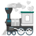locomotiva + cuore bianco