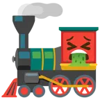 locomotiva + faccina che vomita