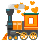 locomotiva + cuore arancione