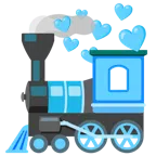 locomotiva + cuore azzurro