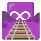 locomotiva + simbolo dell’infinito