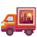 camion + tramonto