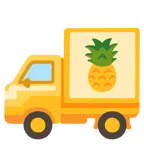 camion + ananas