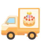 camion + torta di compleanno