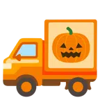 camion + zucca di Halloween