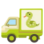 camion + serpente