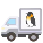 camion + pinguino
