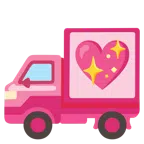 camion + cuore che luccica