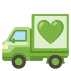 camion + cuore verde