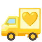 camion + cuore giallo