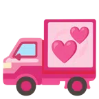camion + cuori che girano