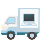 camion + computer portatile