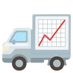 camion + grafico con andamento positivo