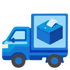 camion + urna elettorale con scheda