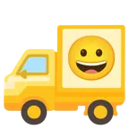 camion + faccina con un gran sorriso