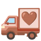 camion + cuore marrone