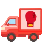 camion + guantone da pugilato