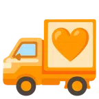 camion + cuore arancione