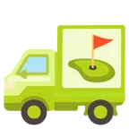 camion + bandiera in buca