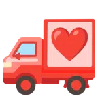 camion + cuore rosso