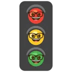 semaforo verticale + faccina nerd