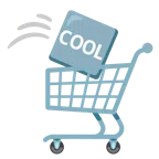 carrello + pulsante COOL