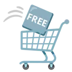 carrello + pulsante FREE