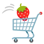 carrello + fragola
