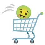 carrello + faccina nauseata