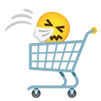 carrello + faccina che starnutisce
