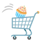 carrello + cupcake