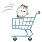 carrello + orologio