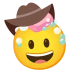 Gesicht mit Cowboyhut + Seife